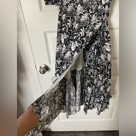 NWT St. Roche Sustainable Floral Wrap Dress - Picture 6 of 12